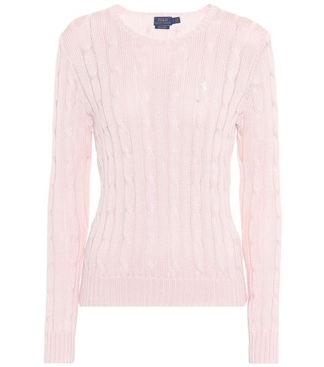 Pantry Closet, Ralph Lauren Sweater, Pink Outfits, Cable Knit Sweater, Dream Clothes, Pink Sweater, Cotton Sweater, Pima Cotton, Polo By Ralph Lauren