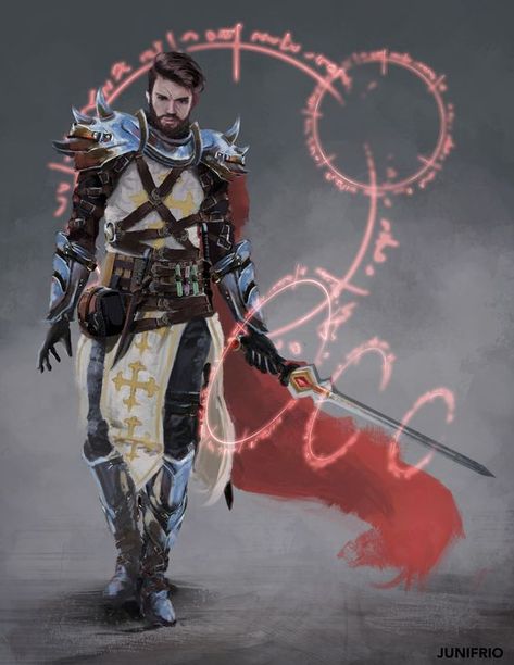 Armored mage: Rune Knight Fighter, Spellsword Character Art, Rune Mage, Mage Character Art, Knight Character Art, Arcane Knight, Wizard Knight, Mystic Warrior, Human Paladin