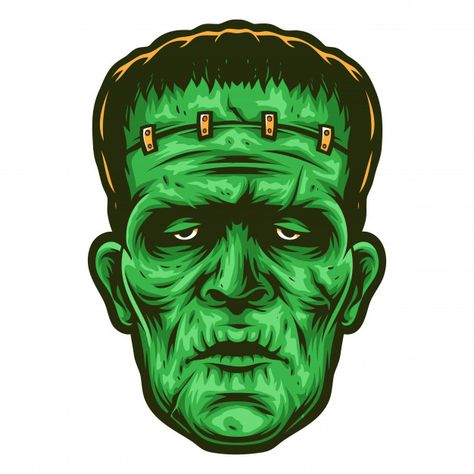 Frankenstein vector Premium Vector | Premium Vector #Freepik #vector #book #halloween #character #cartoon Universal Monsters Art, Scary Halloween Decorations Diy, Halloween Character, Halloween Rocks, Character Cartoon, Horror Movie Art, Universal Monsters, Halloween Illustration, Classic Monsters