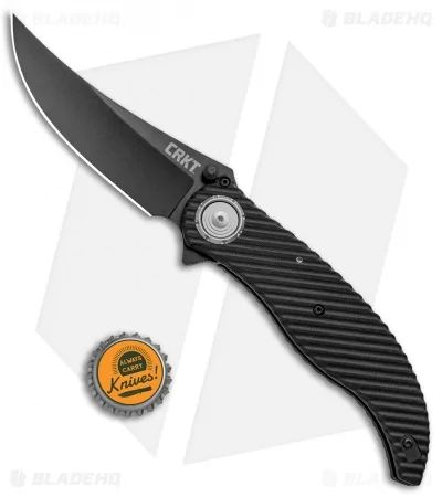 CRKT Clever Girl - Folder Knife | Black G-10 | Blade HQ Girls Series, 10 Things, Black