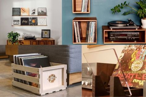 When it comes to keeping your vinyl records in good condition, you want to make sure you’ve got the proper storage. The original method used to be milk crates, as their dimensions were typically around the same height as the record for storing them vertically, but these days it can be quite hard to find […] The post Best Vinyl Record Holders And Displays—Unique Storage Racks, Shelves, And More appeared first on BroBible. Record Storage Crate, Vinyl Record Storage Standing Shelves, Wooden Crates For Vinyl Records, Vinyl Record Crate, Record Storage Milk Crate, Store Vinyl Records, Record Now Playing Display, Best Vinyl Records, Vinyl Record Shelf