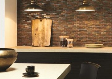 Naga mixed stone mosaics have a brickbond shape which adds interest. Perfect for grown up sophistication. originalstyle.com Splashback Kitchen, Grey Mosaic Tiles, Grey Mosaic, Copper Mosaic, Copper Work, Indoor Tile, Ceramic Mosaic, Large Format Tile, Kitchen Tile