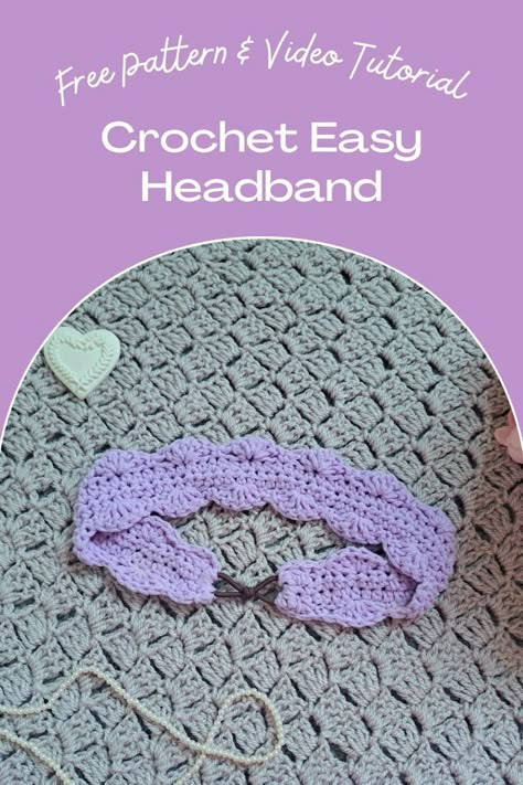 Quick And Easy Crochet Headband, Baby Bow Headband Crochet Pattern, Crochet Stretchy Headband, Hair Band Crochet Free Pattern, Crocheted Headbands Free Patterns Easy, Crochet Head Bands Free Pattern Simple, Crochet Summer Headband Pattern Free, Crochet Headbands For Kids, Free Headband Crochet Pattern