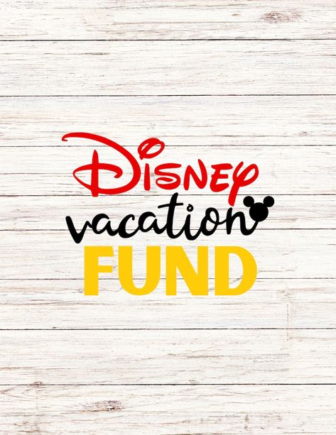 Disney Fund Jar, Travel Savings Jar, Adventure Fund Jar, Vacation Fund Jar, Money Jar, Vacation Fund, Money Jars, Loose Change, Vinyl Cut