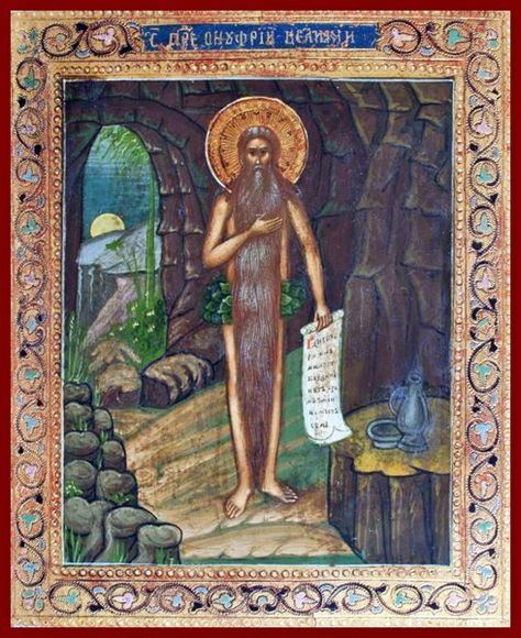 St. Onouphry the Great Russian Orthodox icon San Onofre, Byzantine Mosaic, Boxing Posters, Nouns And Adjectives, Singular And Plural, Middle English, Russian Icons, Russian Orthodox, Human Species