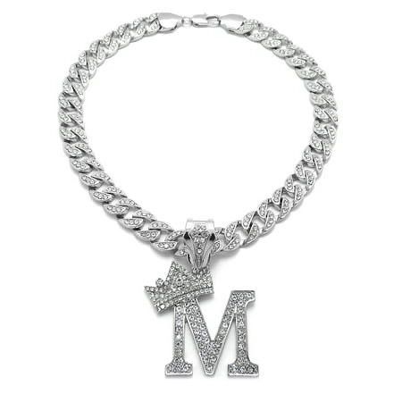 Real diamond round cut letter M crystal pendent cuban linked chain necklace. . . . #hiphopjewelry #round #icedoutjewelry #cubanlink #icedoutchain #jewelry #bustdown #diamondwatch #icedoutwatch #hiphop #cubanchain #diamonds #customjewelry #gold #diamondgrillz #miamicubanlink #icebox #tennischain #vvsdiamonds #drip #luxury #bussdown #diamondpendant #goldchains #urbanjewelry #diamondchain #rolex #diamond #icedoutgrillz #goldchain Diamond Grillz, Brass Chain Necklace, Rolex Diamond, Urban Jewelry, Stylish Lifestyle, Kings And Queens, Birthday Shoot, Cuban Link Chain Necklaces, 17th Birthday