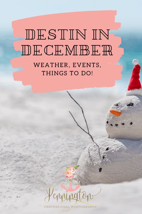 Destin Florida Things To Do In Winter, Things To Do In Winter Haven Florida, Christmas In Tampa Florida, Florida In December, December Weather, Christmas Vacation Destinations, Destin Florida Vacation, Florida Winter, Winter Haven Florida