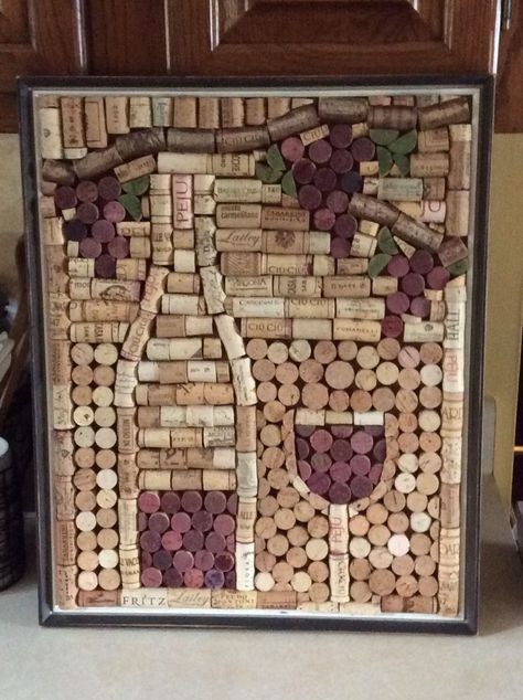 Wine Cork Ideas, Cork Ideas, Wine Cork Diy Crafts, Wine Cork Projects, Cork Crafts Diy, Wine Cork Diy, Wine Cork Art, Cork Projects, Wine Bottle Corks