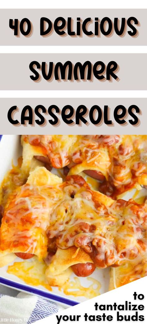 Are you looking for a delicious and crowd-pleasing dish to make this summer? Look no further! We have 50 easy summer casserole recipes that will tantalize your taste buds. So bust out your trusty 9×13 and enjoy the fresh flavors of summer in one of these delicious bakes. Easy End Of Summer Meals, Simply Dinner Ideas Simple Recipes, Easy Dinners For 8 People, Summer Entrees For A Crowd, Easy Dinners For A Crowd Large Families, Easy Healthy Meals For A Crowd, Sunday Family Meals, Thursday Supper Ideas, Family Reunion Casseroles