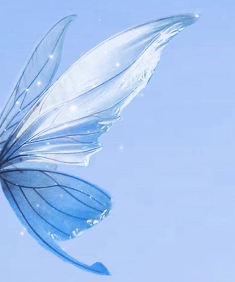 Bloom Winx Aesthetic, Fairy Wings Aesthetic, Blue Fairy Wings, Fairies Aesthetic, Winx Aesthetic, Bloom Winx, Water Fairy, Pixie Hollow, Baby Blue Aesthetic