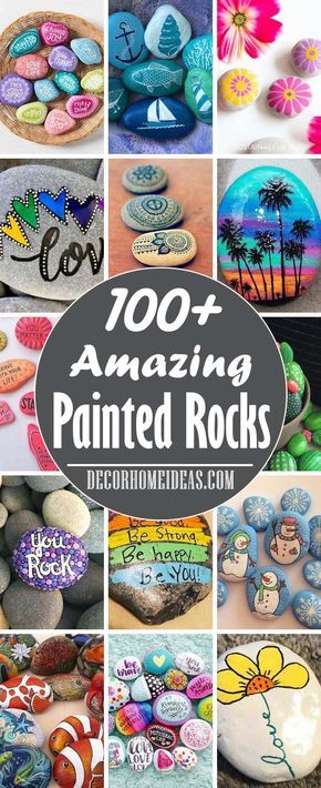 Best Painted Rocks. How To Make Painted Rocks, Ideas and Designs #paintedrock #rock #decorhomeideas Rock Painting Tutorial, Posca Marker, Rock Flowers, Rock Painting Ideas, Painted Rocks Craft, Painted Rocks Diy, Rock Painting Ideas Easy, Rock Painting Patterns, Paint Rock