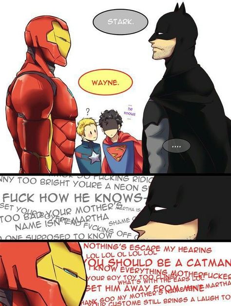 Dc Crossover, Batman Fanart, Dc Comics Funny, Marvel And Dc Crossover, Dc Multiverse, Avengers Comics, Batman Funny, Fandom Crossover, Marvel Avengers Funny