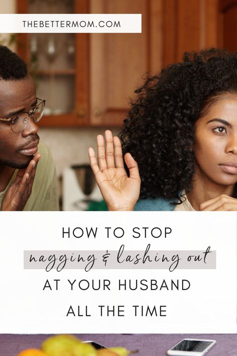 Do you struggle with communication in your marriage? Do you have ideas for connection, but find yourself nagging and complaining when you talk? We’re  Sharing ideas for how to be in your relationship on the blog today! How To Stop Yelling At Your Husband, Stop Mothering Husband, How To Stop Being A Nagging Wife, How To Stop Nagging Your Husband, Affirmations For Marriage, Foolish One, Marriage Encouragement, Improve Relationship, Better Marriage