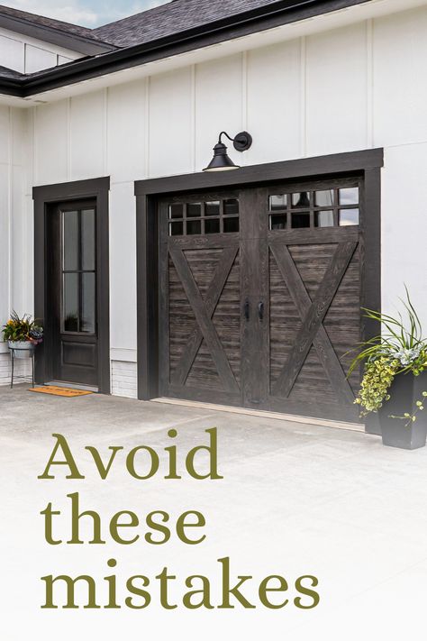 Purchasing your first garage door or replacing an old one? Don't sign on the dotted line just yet! 🖊️ Our blog post is a must-read to avoid common mistakes! You've never needed this before but you'll need it now, check it out 👉 https://bit.ly/4axhdcq

📷: Silicon Prairie Farmhouse

#ClopayGarageDoors #WhatNotToDo #Shopping #CurbAppeal Removing Garage Door Ideas, Clopay Garage Doors Gallery, Garage Doors Farmhouse, Garage Door Conversion, Clopay Garage Doors, Prairie Farmhouse, Garage Door Replacement, Farmhouse Garage, Modern Farmhouse Living Room Decor