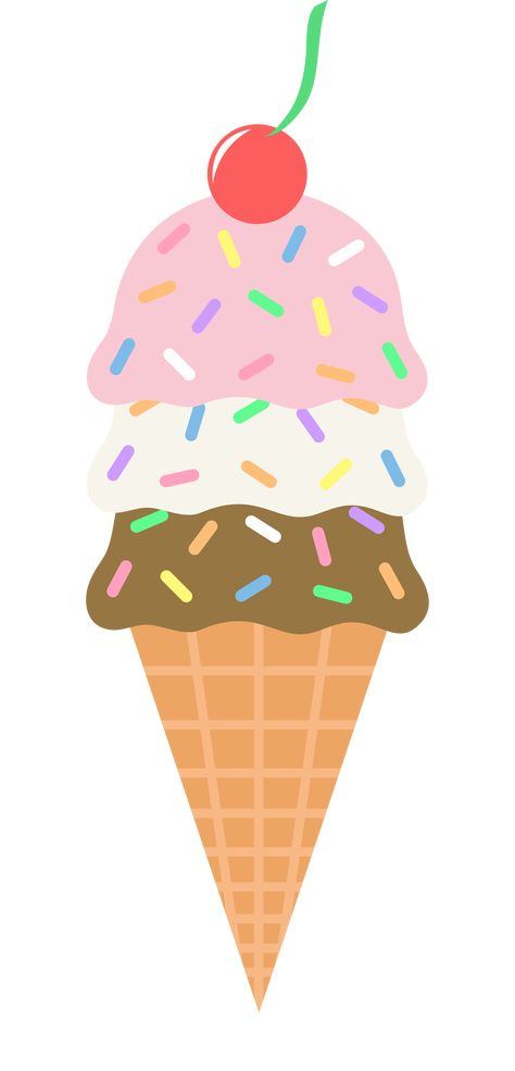 Ice Cream Cone Clipart | Clipart library - Free Clipart Images Ice Cream Cone Drawing, Cream Clip, Ice Cream Png, Cream Png, Ice Cream Images, Ice Cream Cartoon, Ice Cream Clipart, Chocolate Sundae, Ice Cream Illustration