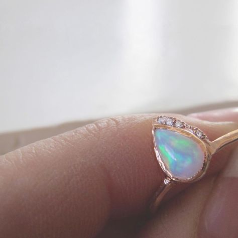 See this Instagram photo by @misajewelry • 647 likes Boho Opal Ring, Dark Look, Teardrop Ring, Nighty Night, When It Rains, One Ring, Opal Ring, Blue Rings, Opal Jewelry