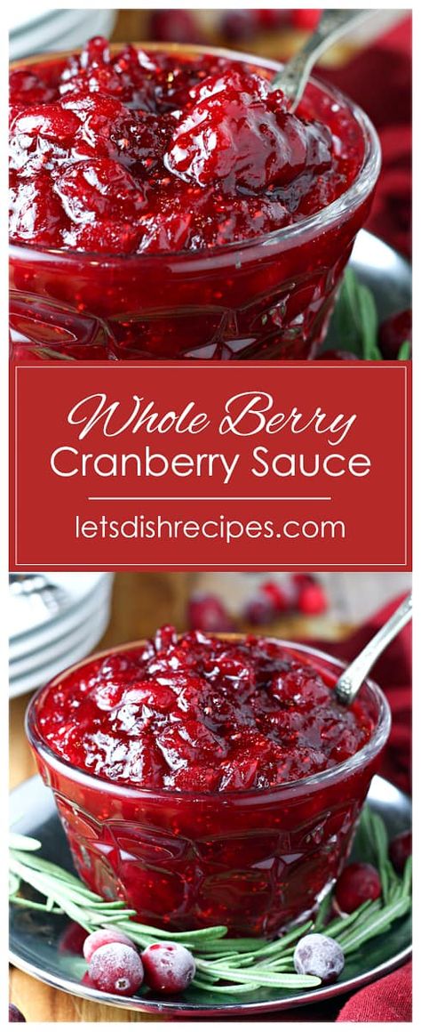 Thanksgiving Cranberry Sauce, Whole Berry Cranberry Sauce, Thanksgiving Cranberry, Cranberry Sauce Thanksgiving, Fresh Cranberry Sauce, Easy Cranberry Sauce, Cranberry Thanksgiving, Thanksgiving Appetizer Recipes, Cranberry Cream Cheese