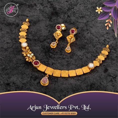 Dokiya Design Gold New Delicate, Slider Necklace Gold, Arjun Jewellers, Fashion Jewelry Necklaces Gold, Wedding Jewelry Sets Bridal Jewellery, Ankle Bracelets Diy, Delicate Gold Jewelry, Bridal Necklace Designs, Gold Jewels Design