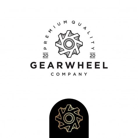 Gear Wheel Logo, Wheel Logo Design, Circle Logos Design, Gear Logo Design, Engine Illustration, Fabrication Logo, Engine Logo, Water Drop Logo, Machine Logo