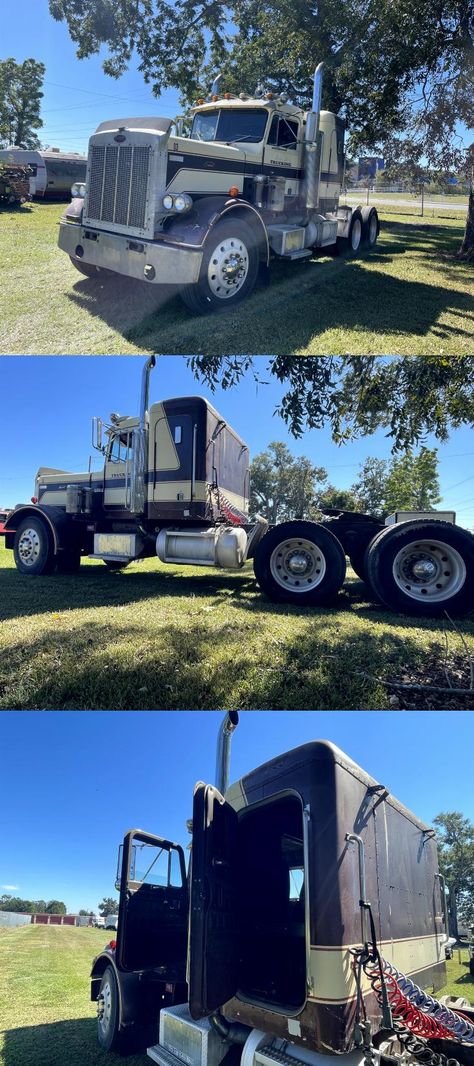 1983 Peterbilt 359 truck [well maintained original] Peterbilt Trucks Custom, Peterbilt 359 For Sale, Brick Companies, Peterbilt 359, The Bandit, Smokey And The Bandit, Peterbilt Trucks, New Photo Download, Large Cars