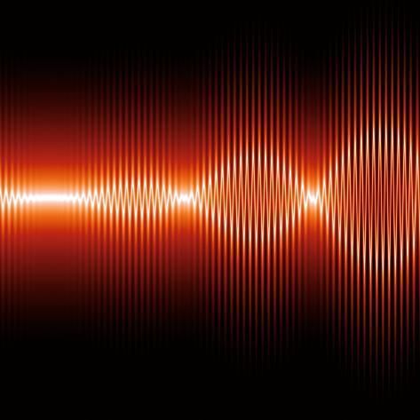 size: 24x24in Photographic Print: Sound Waves, Artwork by Mehau Kulyk : Waves Artwork, Sound Waves Design, Soundwave Art, Sound Art, Posters Wall Art, Posters Wall, White Noise, Design Language, Sound Design