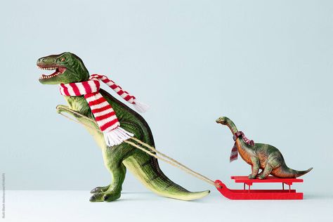 Dinosaur Cake Toppers, Party Animals, Dinosaur Christmas, Plastic Animals, Christmas Hat, Kraken, Christmas Deco, Xmas Crafts, Animal Party