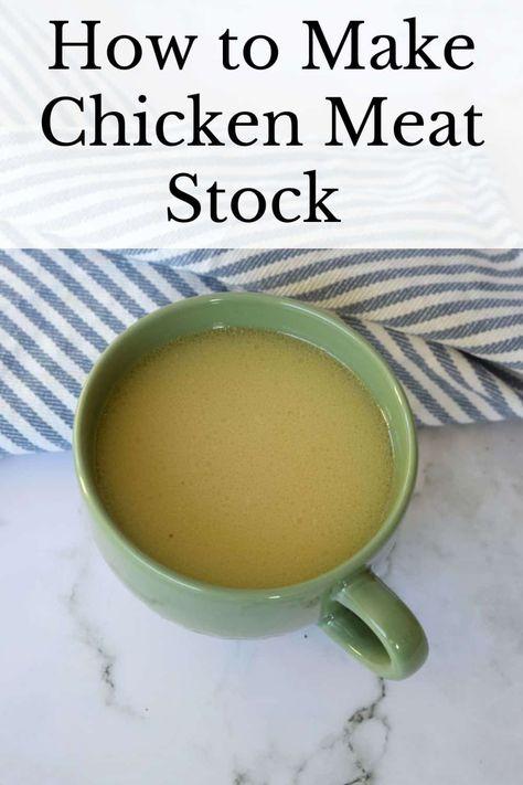 Learn how to make homemade chicken meat stock for gut healing on the GAPS Diet. It’s collagen rich, super delicious and so easy to make. Meat Stock, Broccoli Stalk, Mushroom Sauce Recipe, Gaps Diet, Chicken Meat, Mushroom Sauce, Gut Healing, Chicken Drumsticks, Gluten Free Chicken