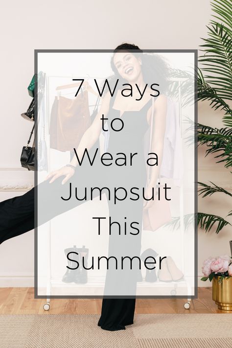 7 Ways to Wear a Jumpsuit Jumpsuit Styling, Reading Incentives, Flowy Jumpsuit, Halter Neck Jumpsuit, Incentive Programs, Southwestern Print, Halter Jumpsuit, Fashion Friday, Programming For Kids