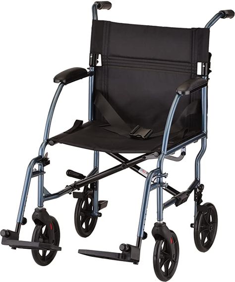 Amazon.com: NOVA Medical Products Ultra Lightweight Transport Chair, Blue : Health & Household Transport Chair, Transport Wheelchair, Amazon Website, Medical Products, Mobility Aids, Electric Wheelchair, Mobility Scooter, Wheelchair, Medical Supplies