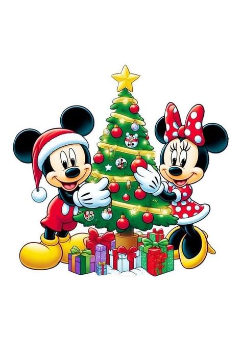 Mickey Mouse Navidad, Natal Do Mickey Mouse, Mickey And Minnie Christmas, Disney Christmas Gifts, Disney Merry Christmas, Christmas Lockscreen, Disney Png, Christmas Wallpaper Iphone Cute, Disney Christmas Decorations