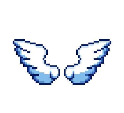 Blue Pixel Art, Pixelated Icons, Notion Library, Angel Dragon, 2025 Design, Notion Icons, Pixels Art, Blue Emoji, Ios App Icon Design