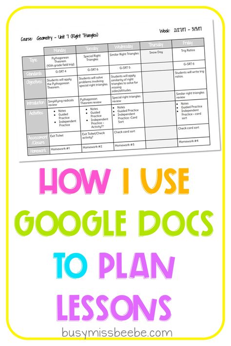 Grab your free copy of a simple weekly Google Docs lesson plans template for middle and high school teachers. Digital template is editable for a single subject. {For secondary teachers} Lesson Plan Template Free Middle School, Sped Lesson Plan Template, Google Doc Lesson Plan Template Free, Lesson Plan High School, Digital Lesson Plan Template Free, Lesson Plans For Art Teachers, Lesson Plan Template High School, Tutoring Lesson Plan Template, Teacher Schedule Template