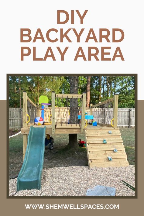 HOW WE BUILT A TREE FORT ON A BUDGET Backyard Fort, Backyard Kids, Play Place, Play Area Backyard, Backyard Kids Play Area, Tree Fort, Tree House Diy, Outdoor Play Areas, Diy Playground