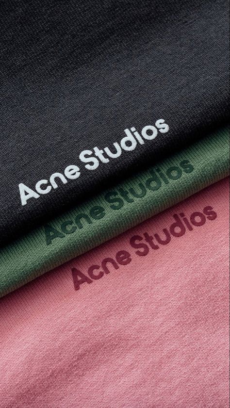 Apparel Product Photography, Acne Brand, T Shirt Factory, Minimal Shirt Design, Acne Studio, Logo Placement, Shirt Design Inspiration, Graphic Tshirt Design, Clothing Photography