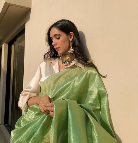 Lime Green Saree, Slay Fashion, Bts Seventeen, Novel Books, Painting Scenery, Books Wedding, Saree Wearing Styles, Sarees For Girls, Simple Saree Designs