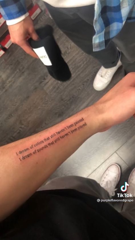 Forearm Quote Tattoo, Forearm Tattoo Quotes, Bible Tattoos, Tattoo Quote, Inner Forearm Tattoo, Tattoo Forearm, Quote Tattoo, Forarm Tattoos, Inner Forearm