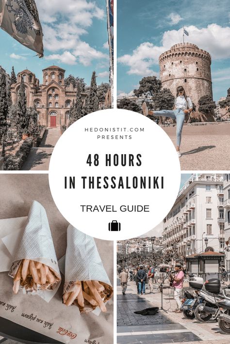 A Guide For Planning A Trip To Thessaloniki - Things to do in the capital of Macedonia {2 day itinerary, including food & restaurants tips, shopping and sightseeing} Thessonaliki Greece, Greece Solun, Thessaloniki Aesthetic, Hotel Secrets, Europe 2023, Thasos, Learn A Language, Thessaloniki Greece, Travel Diaries