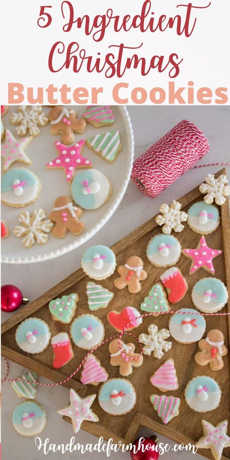 Christmas Butter Cookies Recipes Easy, Best Butter Cookies, Butter Sugar Cookie Recipe, Christmas Butter Cookies, Butter Cookie, Butter Cookie Recipe Christmas, Butter Cookie Recipe, Butter Cookies Christmas, Fun Holiday Treats