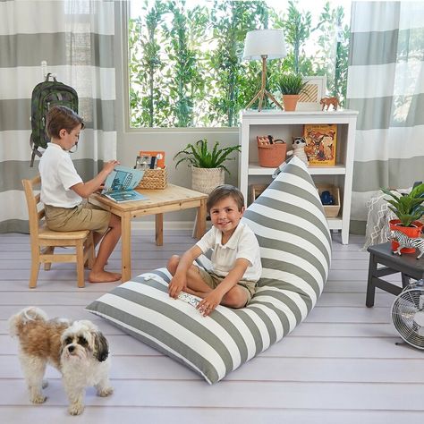 Heart to Heart Standard Outdoor Friendly Bean Bag Cover & Reviews | Wayfair Extra Large Bean Bag, Stuffed Animal Hammock, Stuff Toy, Bean Bag Cover, Large Bean Bags, Toy Organizer, Bean Bag Chair Covers, Toy Storage Organization, Comfy Seating