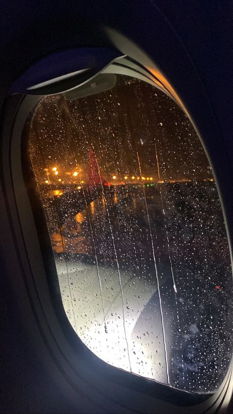 Night Flight Aesthetic, Flight Aesthetic, Aesthetic Luxury Lifestyle, Rainy Photos, Rain Fall, Private Flights, Dubai Food, Travel Life Hacks, European City Breaks