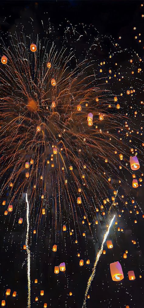 Firework Aesthetic, Fireworks Aesthetic, Night Fireworks, Fireworks Wallpaper, Dreamy Photography, Pretty Wallpapers Backgrounds, Disney Wallpaper, Nature Travel, Travel Aesthetic