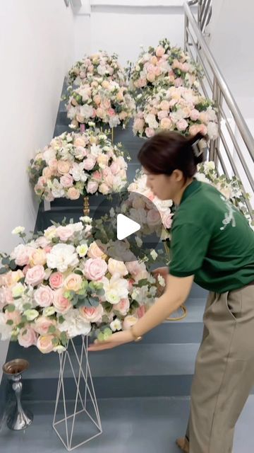 Angela Flower on Instagram: "Wedding Table Centerpieces Artificial Rose Bouquets Wedding Event Backdrop Wayfinding Decoration #houseflowers #weddingtable #design A5695 pls follow us , we will give special discount to new fans！ From : @angelaflowerofficial angelaflowerofficial, Flowers for designers! https://angela-flower.com" Artificial Wedding Flowers, Bouquets Wedding, Rose Wedding Bouquet, Event Backdrop, Artificial Flowers Wedding, Artificial Rose, Instagram Wedding, Wedding Table Centerpieces, Artificial Roses