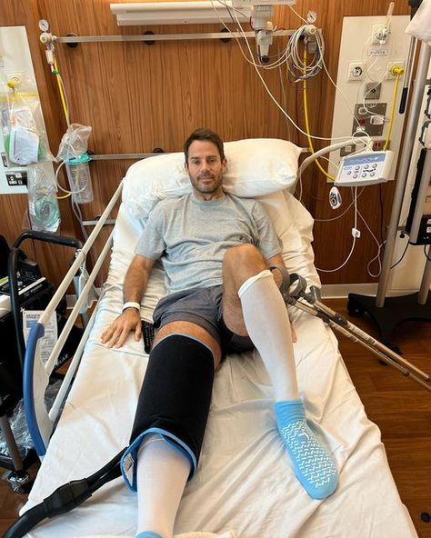 Sick Man In Hospital Bed, Man In Hospital Bed, Full Knee Replacement, Jamie Redknapp, Joe Cross, World Cup Games, Chris Kyle, Fake Ft Call, Bed Picture