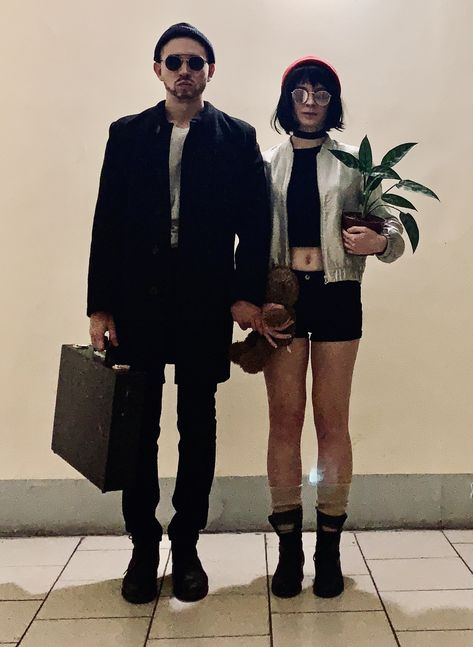 Leon Halloween Costume, Leon The Professional Costume, Halloween Halloween Costumes, Leon The Professional, Professional Costumes, Couple Costume, Black Halloween Dress, Couple Halloween, Couple Halloween Costumes