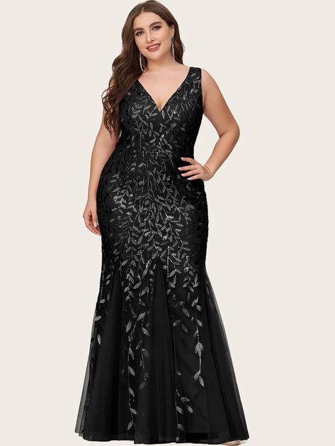 Sleeveless Mermaid Dress, Mesh Prom Dress, Plus Size Vestidos, Black Bridesmaid Dress, Long Plaid Skirt, Plus Size Bridesmaid Dresses, Black Bridesmaid, Black Bridesmaids, Plus Size Bridesmaid