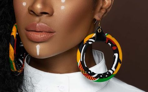 Measurements: Length- approximately 4in. Width- approximately 3in. Color: Multi-color, prominent- yellow, green, black and red Ankara Earrings, Afrocentric Earrings, Africa Earrings, Kente Print, African Accessories, African Earrings, Fabric Earrings, African Wax Print, African Jewelry