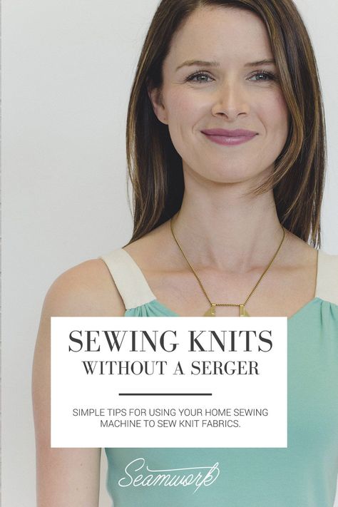 Sewing Knits, Sewing Machine Manuals, Zigzag Stitch, Sewing Elastic, Beginner Sewing Projects Easy, Sewing Projects For Beginners, Sewing Skills, Diy Couture, Love Sewing