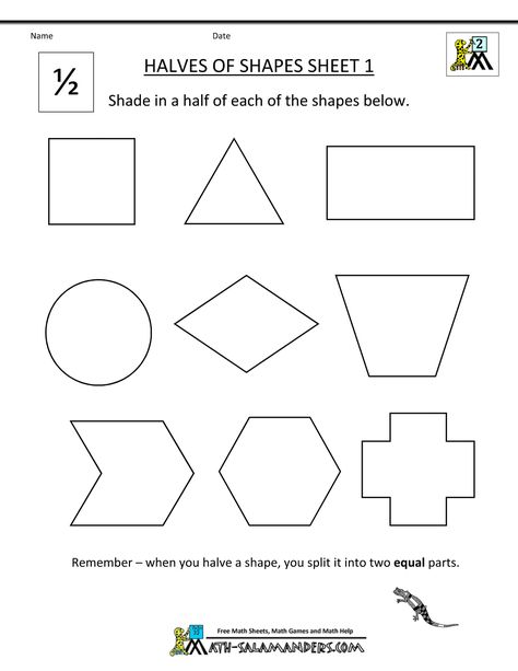 math-worksheets-printable-halves-of-shapes-1.gif 1,000×1,294 pixels Symmetry Math, Fraction Math, Math Fractions Worksheets, Symmetry Worksheets, Shapes Worksheet Kindergarten, First Grade Math Worksheets, 4th Grade Math Worksheets, Geometry Worksheets, First Grade Worksheets