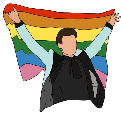 Harry Styles holding a pride flag! Harry Styles Dibujo, One Direction Photoshoot, One Direction Drawings, Flag Drawing, Pride Stickers, Bullet Journal Diy, Lgbt Art, Harry Styles Wallpaper, Queer Art