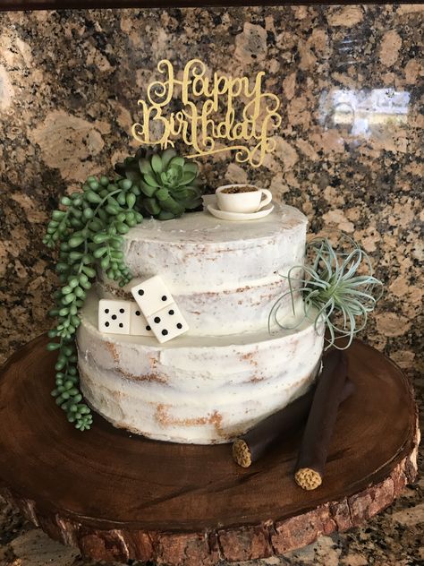 Cigar cake Havana theme 50th Birthday Cakes For Men Cigars, Havana Night Cake Ideas, Havana Cake Ideas, Havana Cake, Havana Nights Cake, 50th Birthday Party Centerpieces, Havana Theme Party, Dads 50th Birthday, Havana Theme